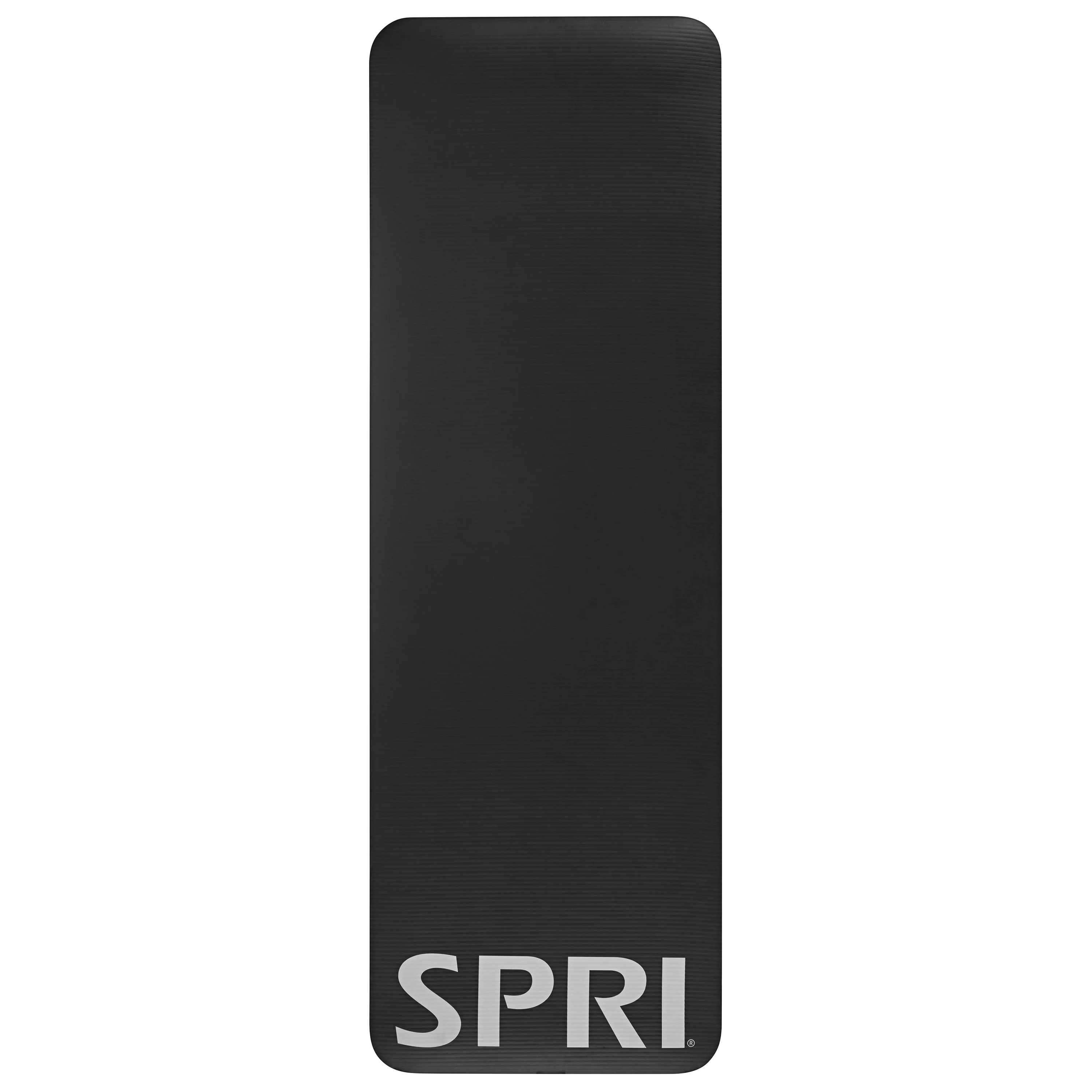 SPRI 12mm Pro Fitness Mat Black flat