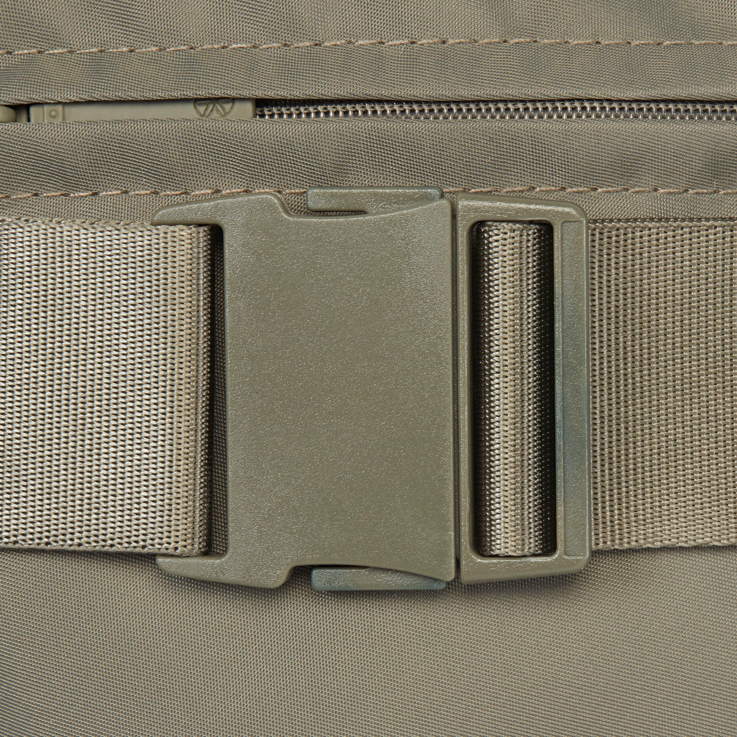 Gaiam Sidekick Waist Pack Olive buckle closeup