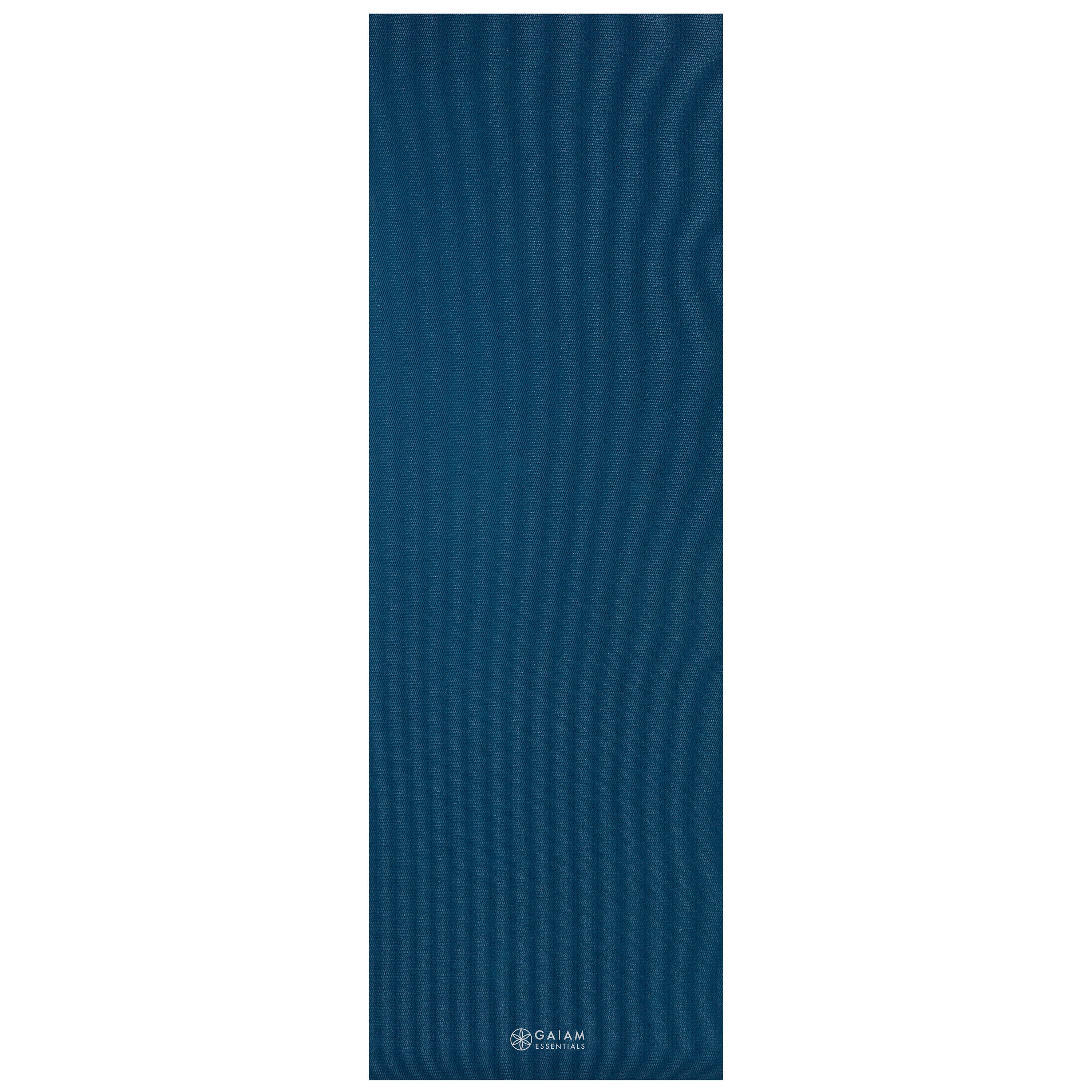 Gaiam Essentials Yoga Mat Navy flat