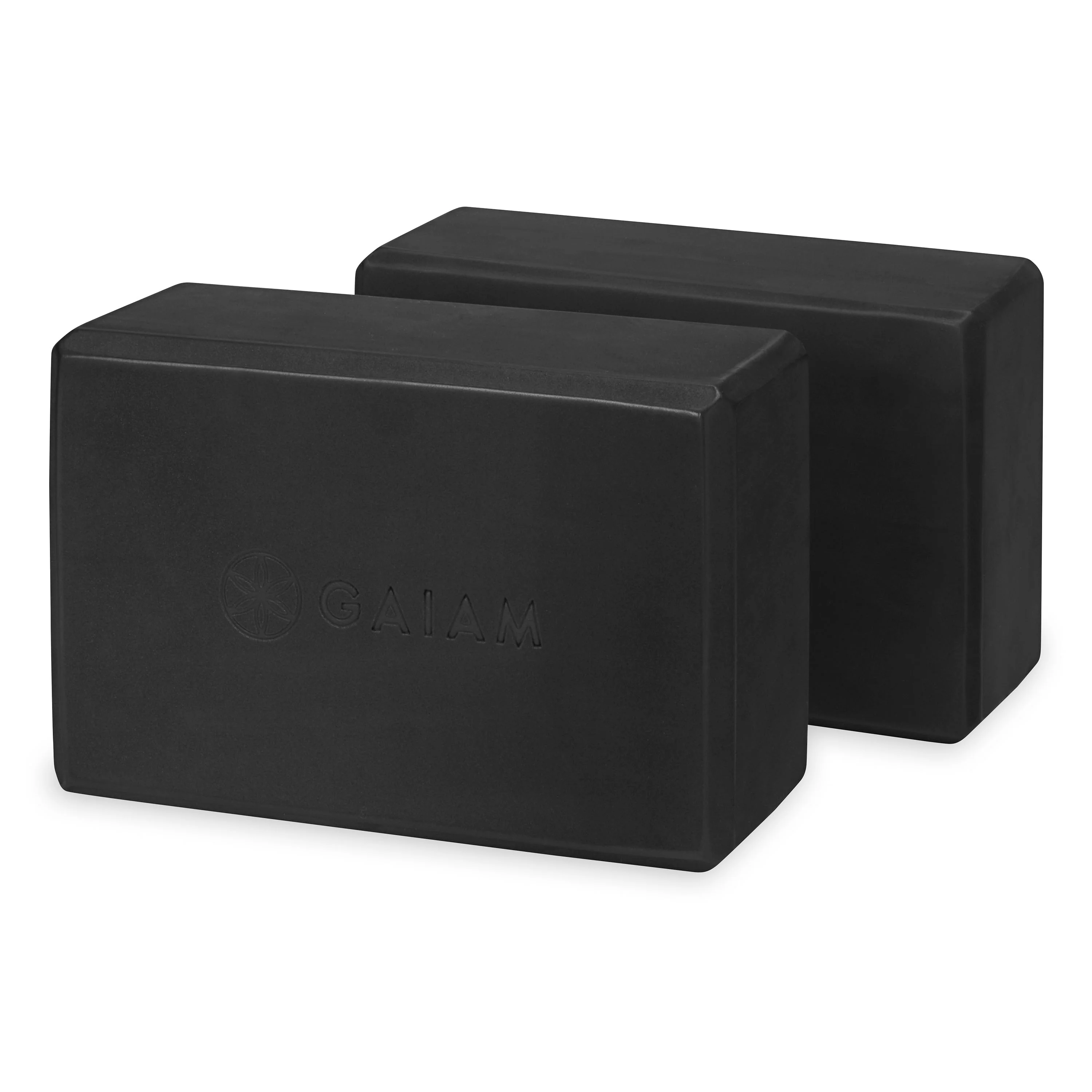 Yoga Block 2 Pack Black